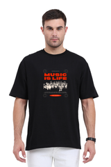 Music Love Oversized T-Shirt